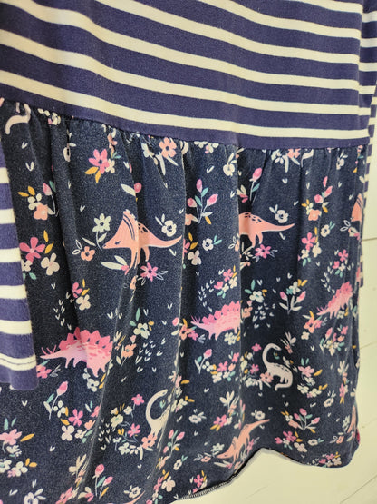 Size 4-5 | Rumi + Ryder Navy Dino Dress