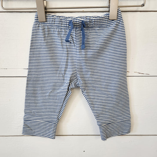 Size 0-3m | Baby Gap Blue Striped Pants