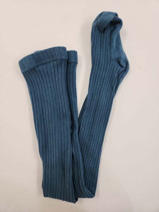 Size 9-11 | Little Alaskan Ribbed Tights Glacial