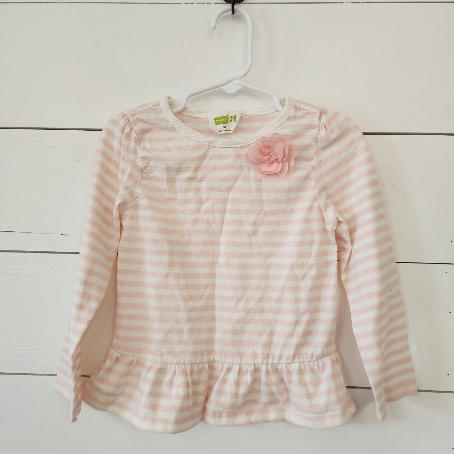 Size 3t | Crazy 8 Striped Long Sleeve