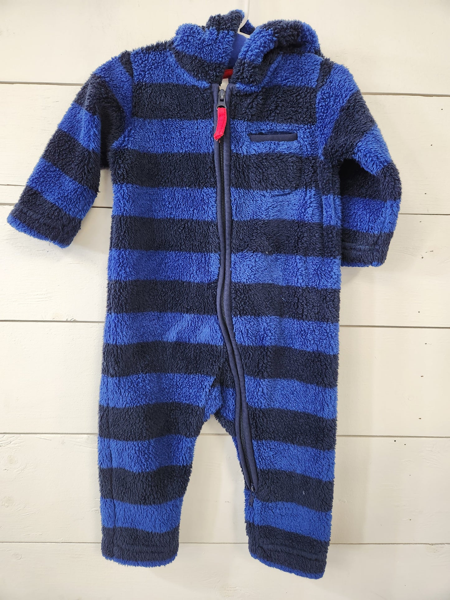 Size 6-12 | Hanna Andersson Marshmallow Bunting Blue