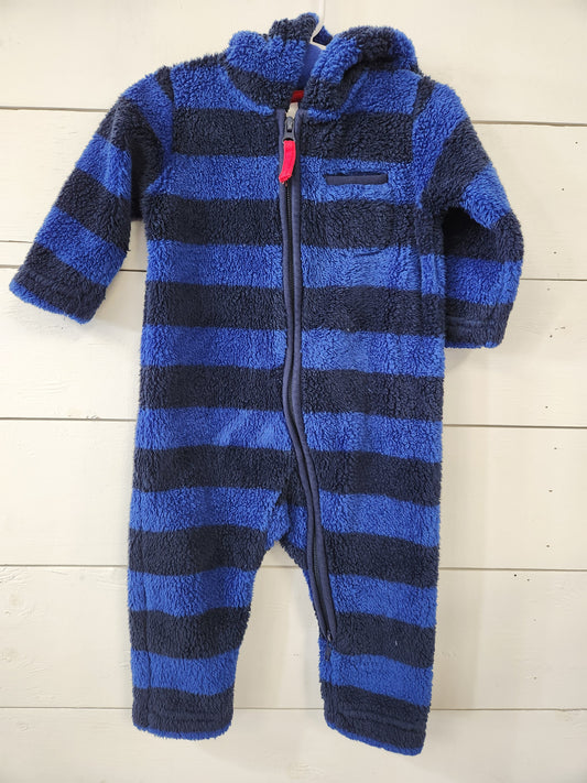 Size 6-12 | Hanna Andersson Marshmallow Bunting Blue