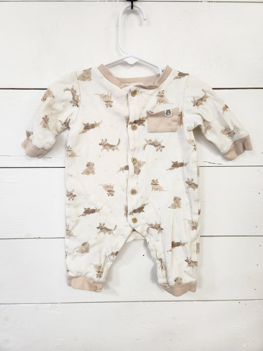 Size 6-9m | Rabbit + Bear Puppy Pajamas