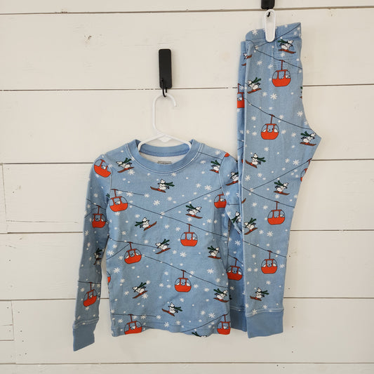 Size 5-6 | LL Bean Blue Polar Bear PJ Set