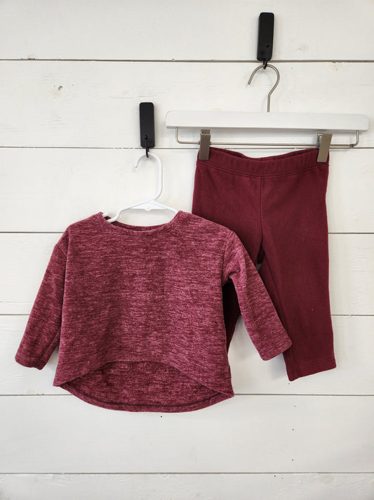 Size 12-18m | Crazy 8 Fleece Set