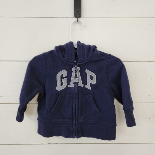 Size 6-12m | Gap Navy Zip Hoodie