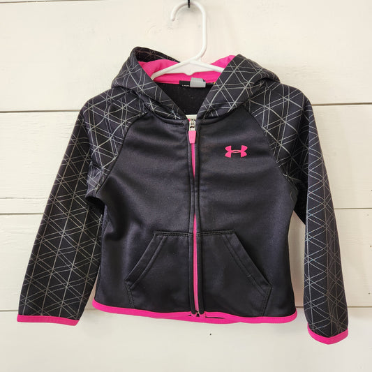 Size 2t | Under Armour Pink Zip Hoodie