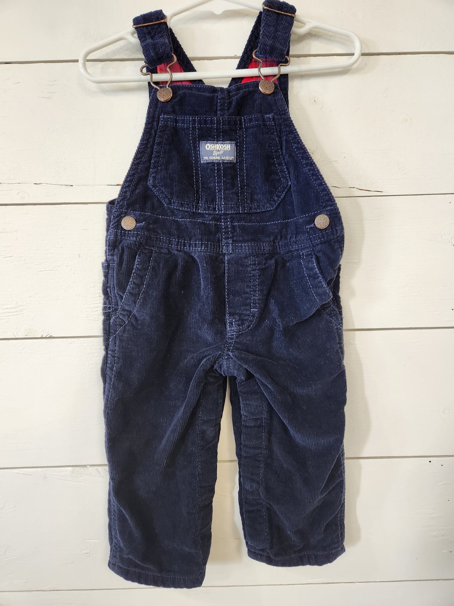 Size 12m | Oshkosh Corduroy Lined overalls