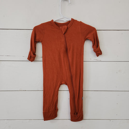 Size 0-3m | Kyte Baby Orange Footie
