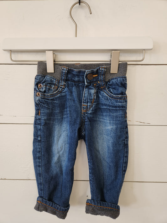 Size 6-12m | Gap Fleece-Lined Jeans