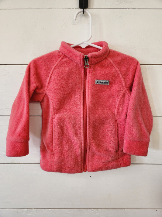 Size 12-18m | Columbia Pink Fleece Zip-Up