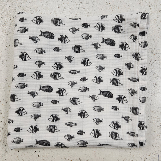 Size OS | Wee Gallery Organic Cotton Swaddle