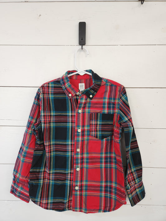 Size 6-7 | Gap Plaid Buttondown Shirt