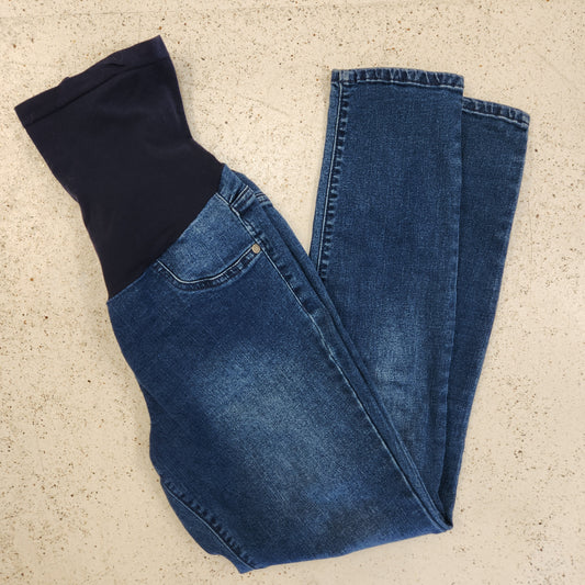 Size L | Indigo Blue Maternity Jeggings