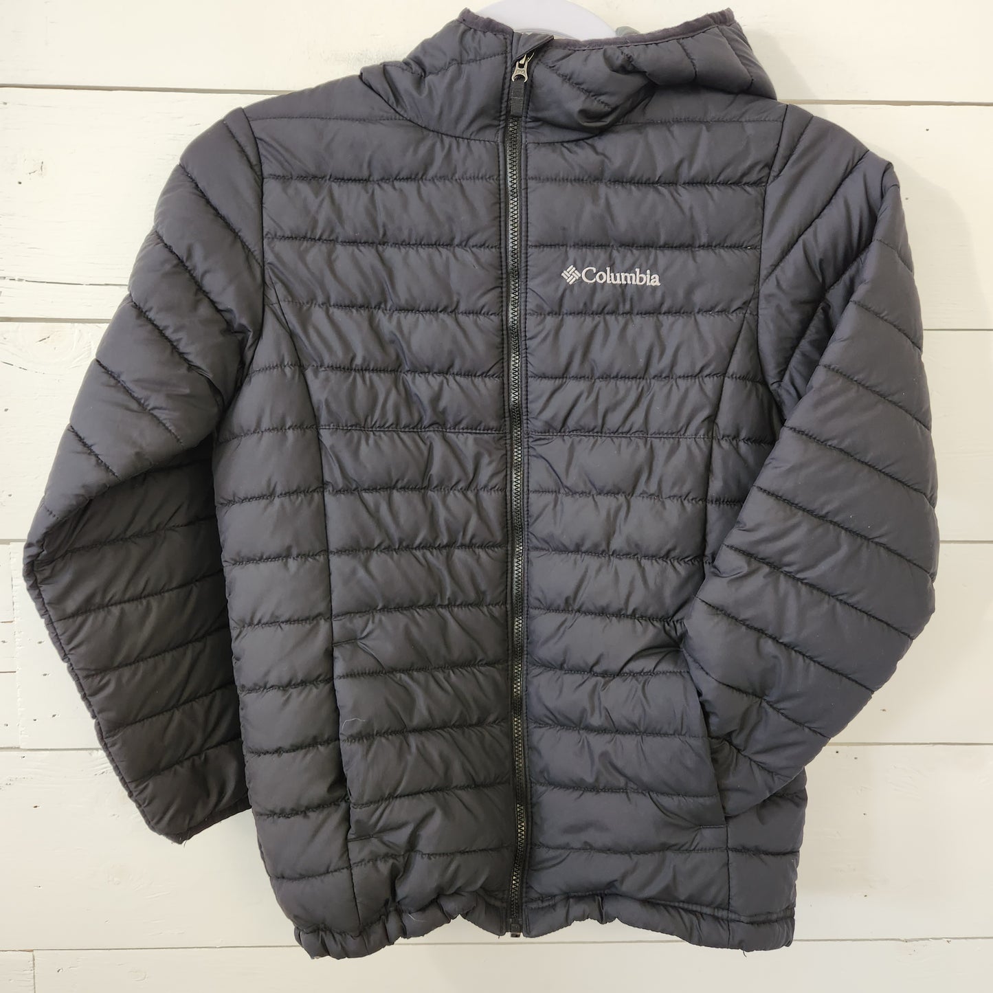 Size 10/12 | Columbia black Puffer coat