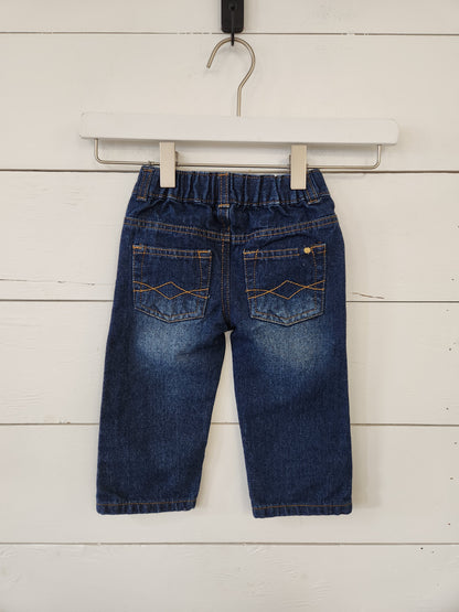 Size 6-9m | Lucky Pull-On Jeans