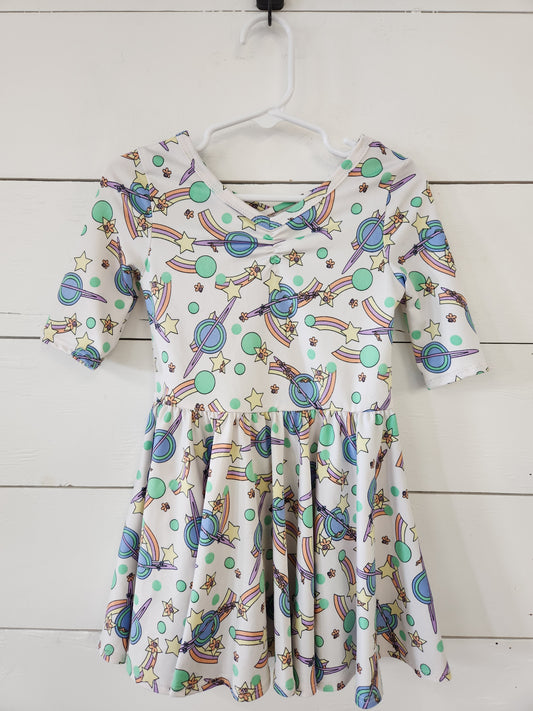 Size 2t | DotDotSmile Shooting Star Dress