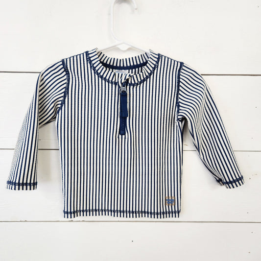 Size 12-18m | Rugged Butts Striped Swim Shirt