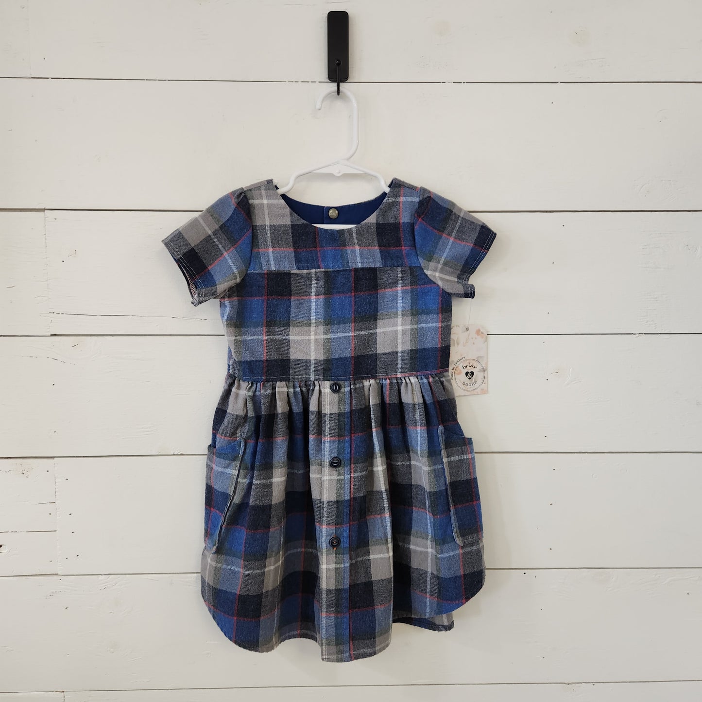 Size 4t | Short Sleeve Upcycled Dress by Briar&Boone
