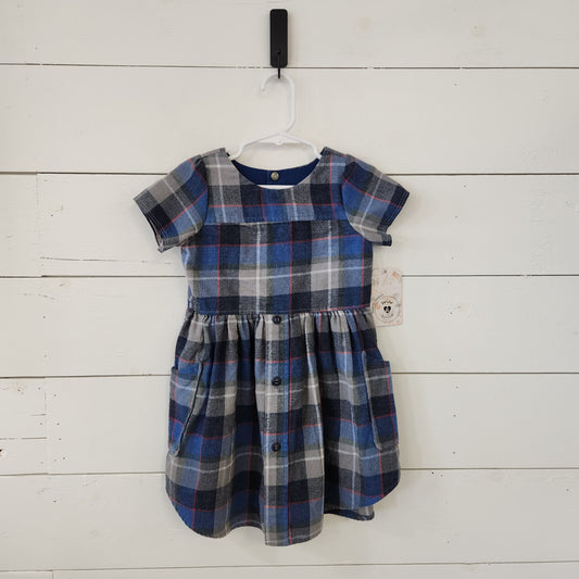 Size 4t | Short Sleeve Upcycled Dress by Briar&Boone