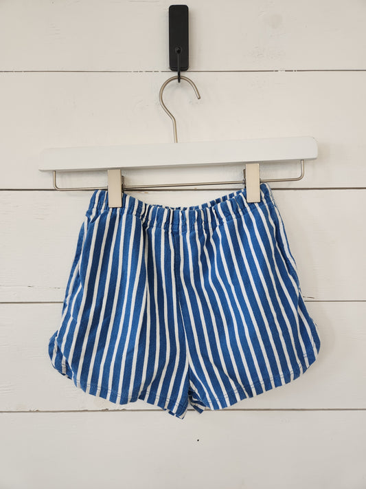 Size 6-7 | Hanna Andersson Blue Striped Shorts