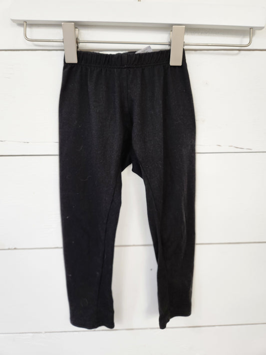 Size 2t | Dot Dot Smile Leggings - Black