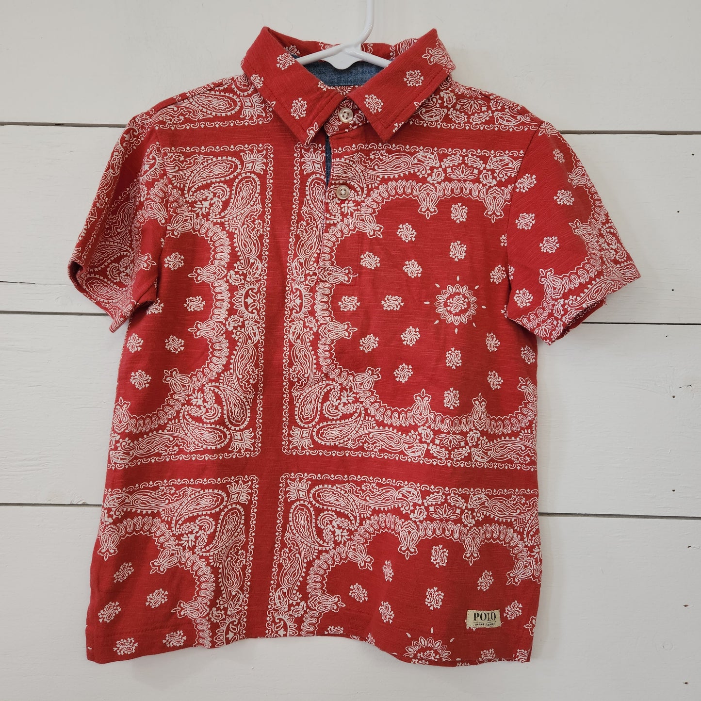 Size 4t | Ralph Lauren Bandana Shirt