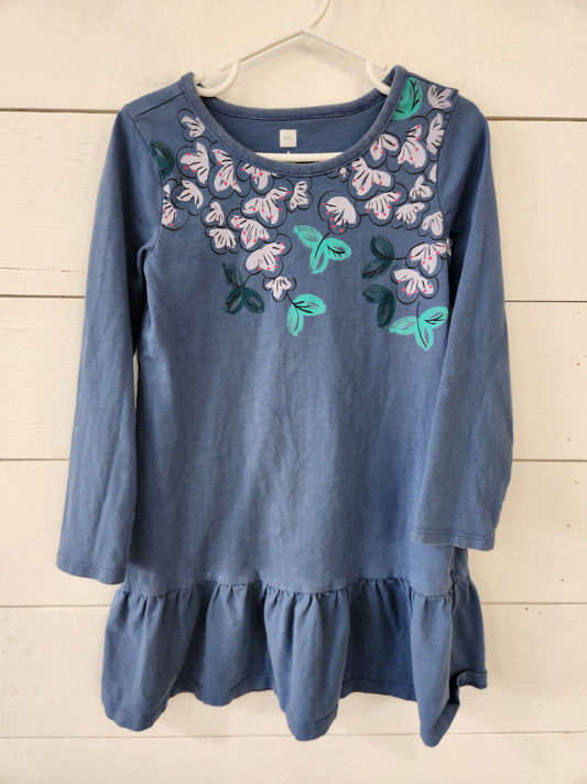 Size 5 | Tea Blue Leaf Tunic Dress