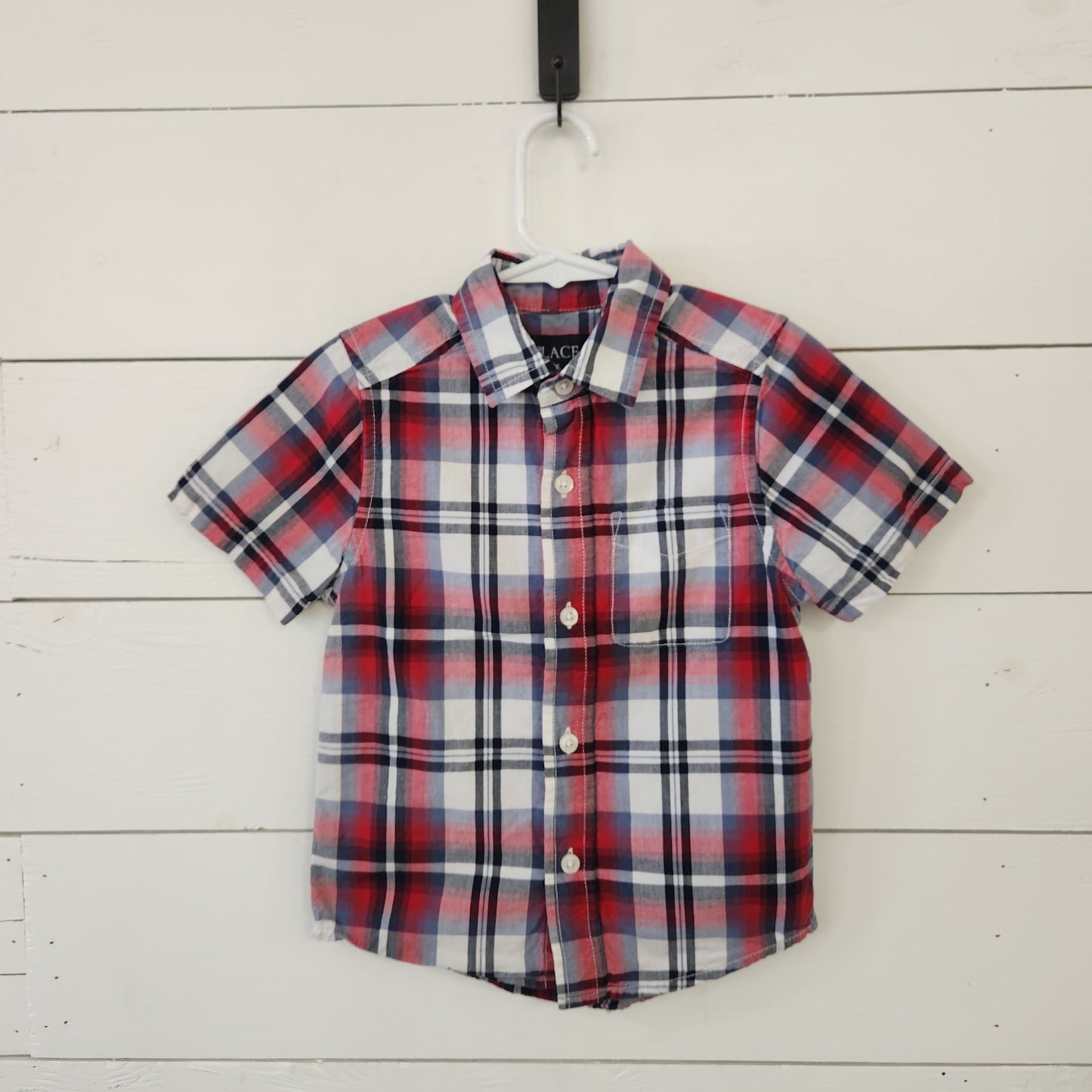 Size 4 | Place Plaid Button-Up