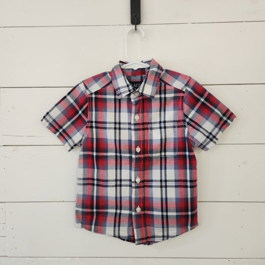 Size 4 | Place Plaid Button-Up