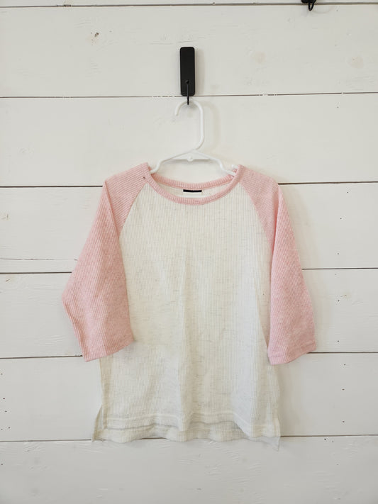 Size 5-6 | Polham Waffle Knit 3/4 Sleeve