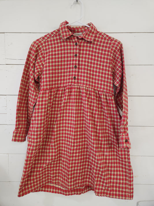 Size M | L.L. Bean Flannel Dress