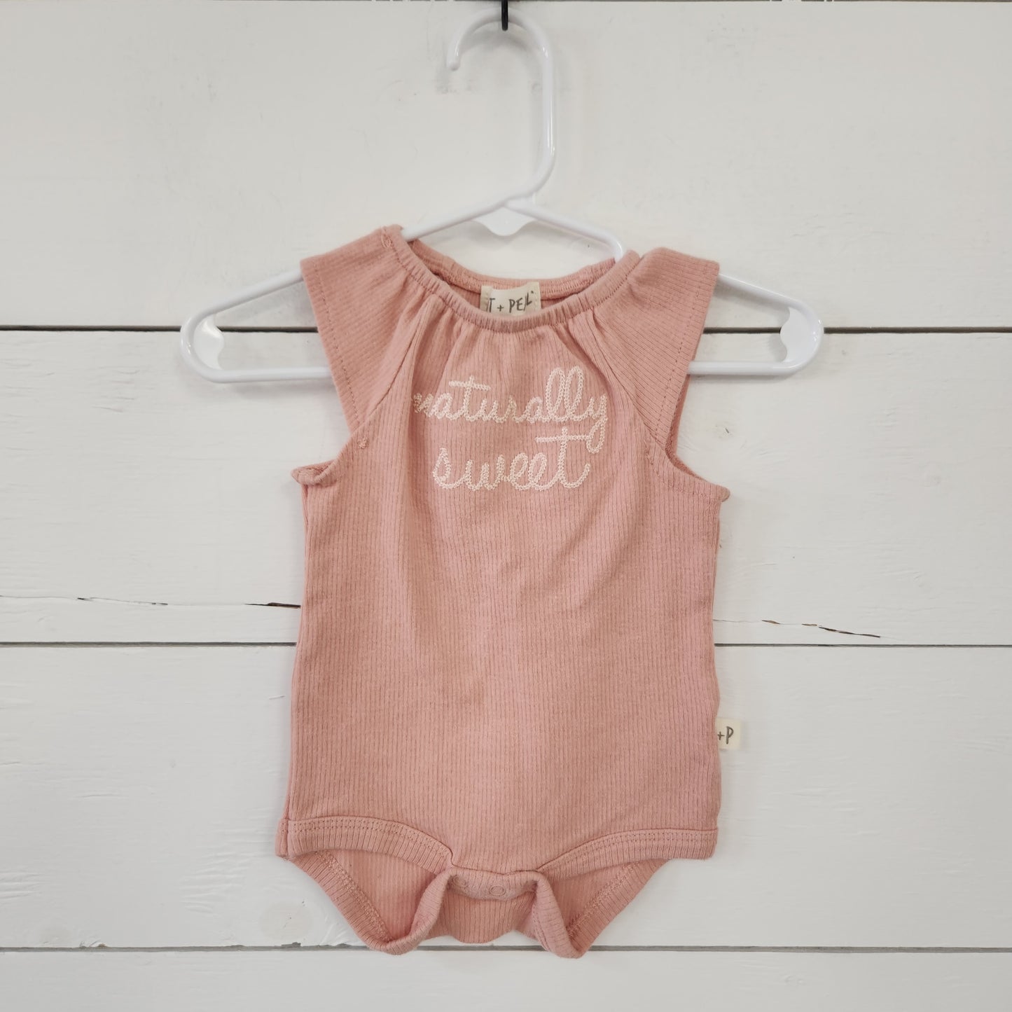 Size 3-6m | Kit + Pearl Rib Knit Bodysuit