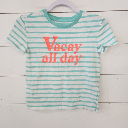 Size L | Gap Kids Vacay All Day Embroidered Shirt