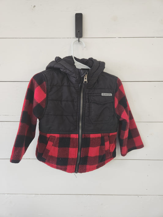 Size 2t | Free Country Flannel Hooded Jacket