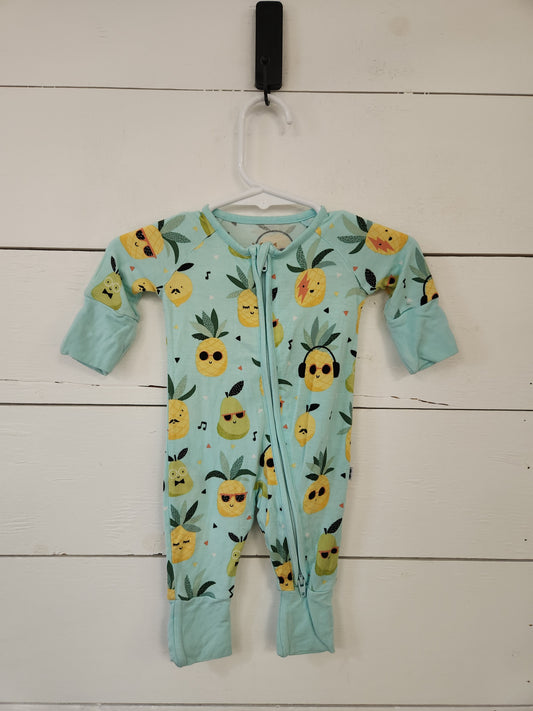 Size Preemie | Little Sleepies Zippered Romper w/Cuffs