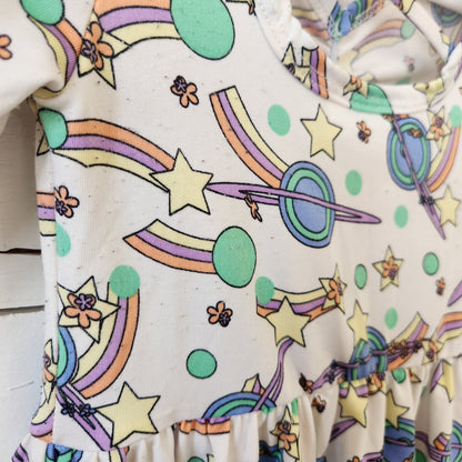Size 12-24m | Dot Dot Smile Ballerina Style Space Dress *pilling