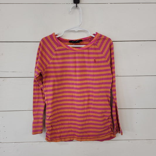 Size 6 | Ralph Lauren Striped Long Sleeve *pilling