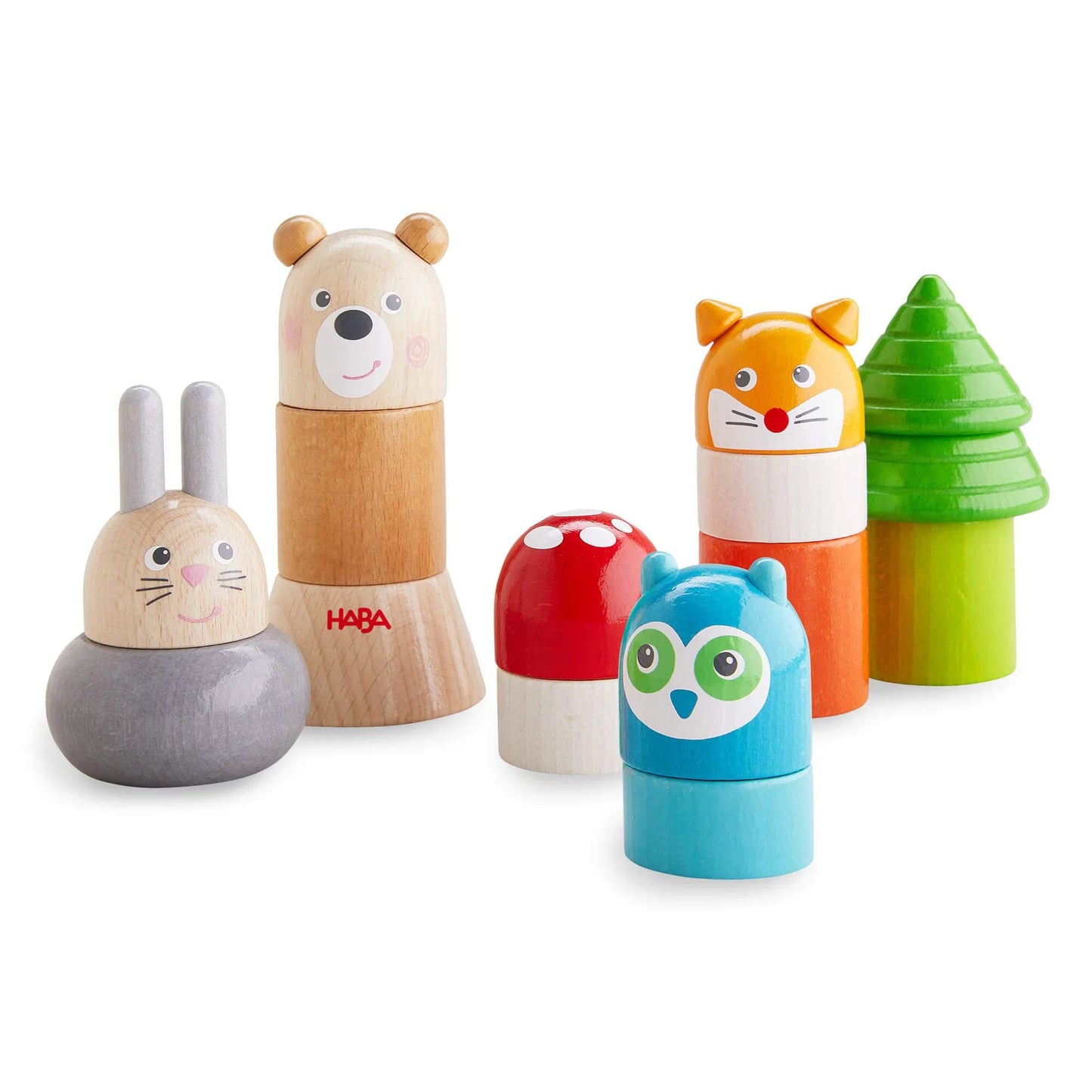 HABA USA - Forest Animals Wooden Stacking Toy