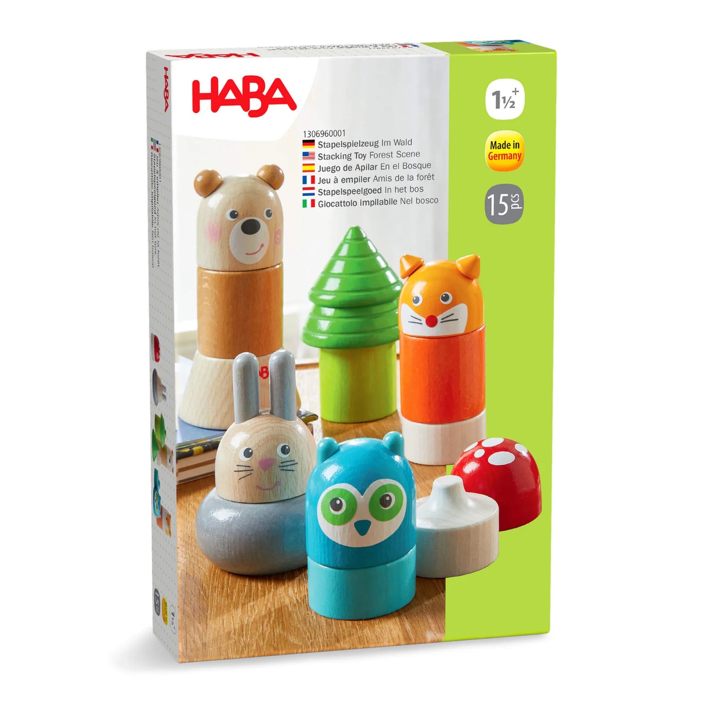 HABA USA - Forest Animals Wooden Stacking Toy