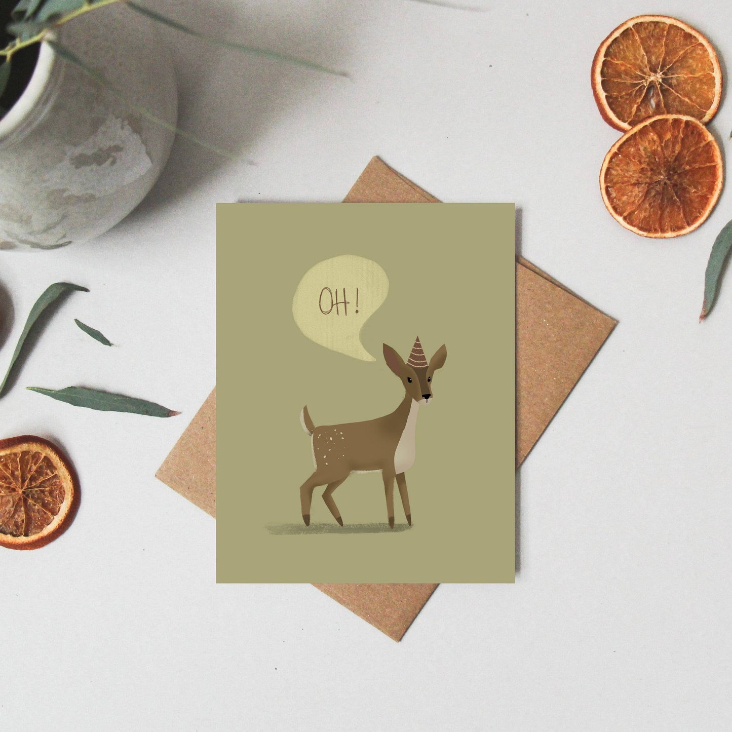 Card by Paper Canoe | Oh Deer