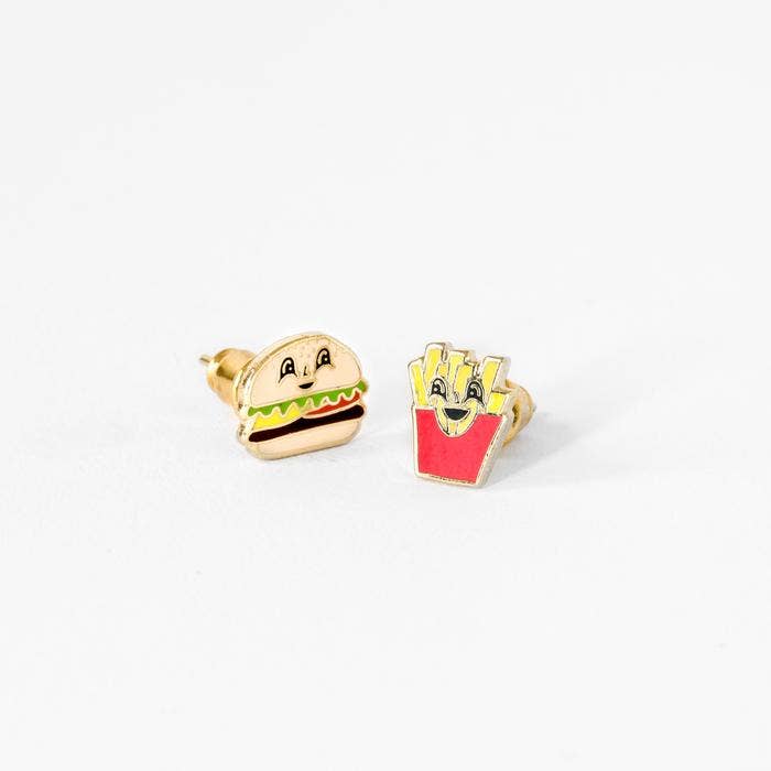 Yellow Owl Workshop - Burgers And Fries Earrings