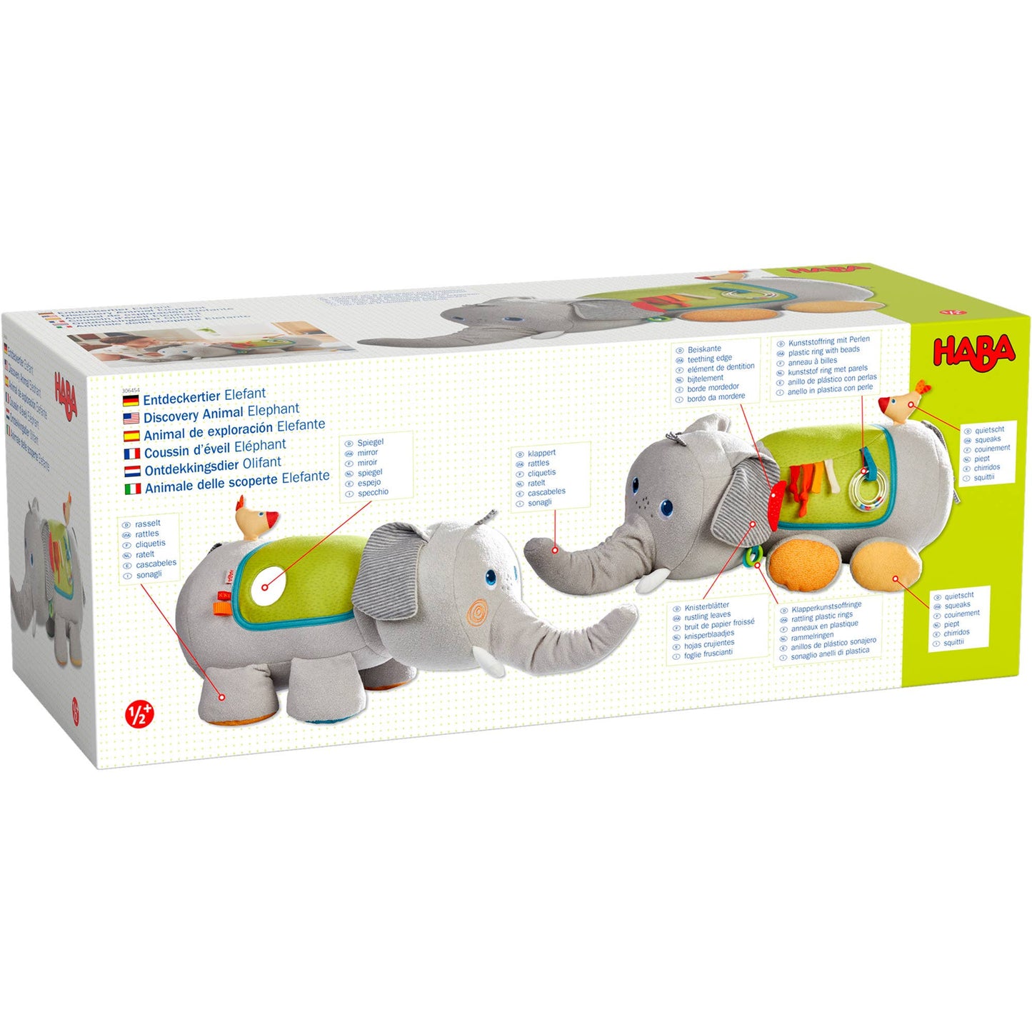 HABA USA - Discovery Elephant Pillow