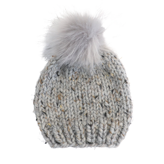Toddler Size | Hat Made by Mimi | Grey & Speckle