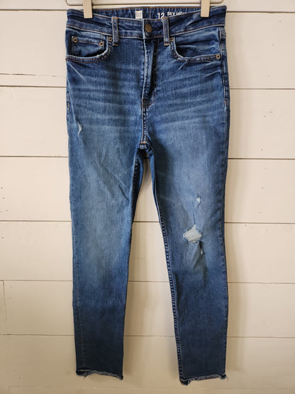 Size 12 | Gap Sky High Skinny Ankle Jean  | Secondhand