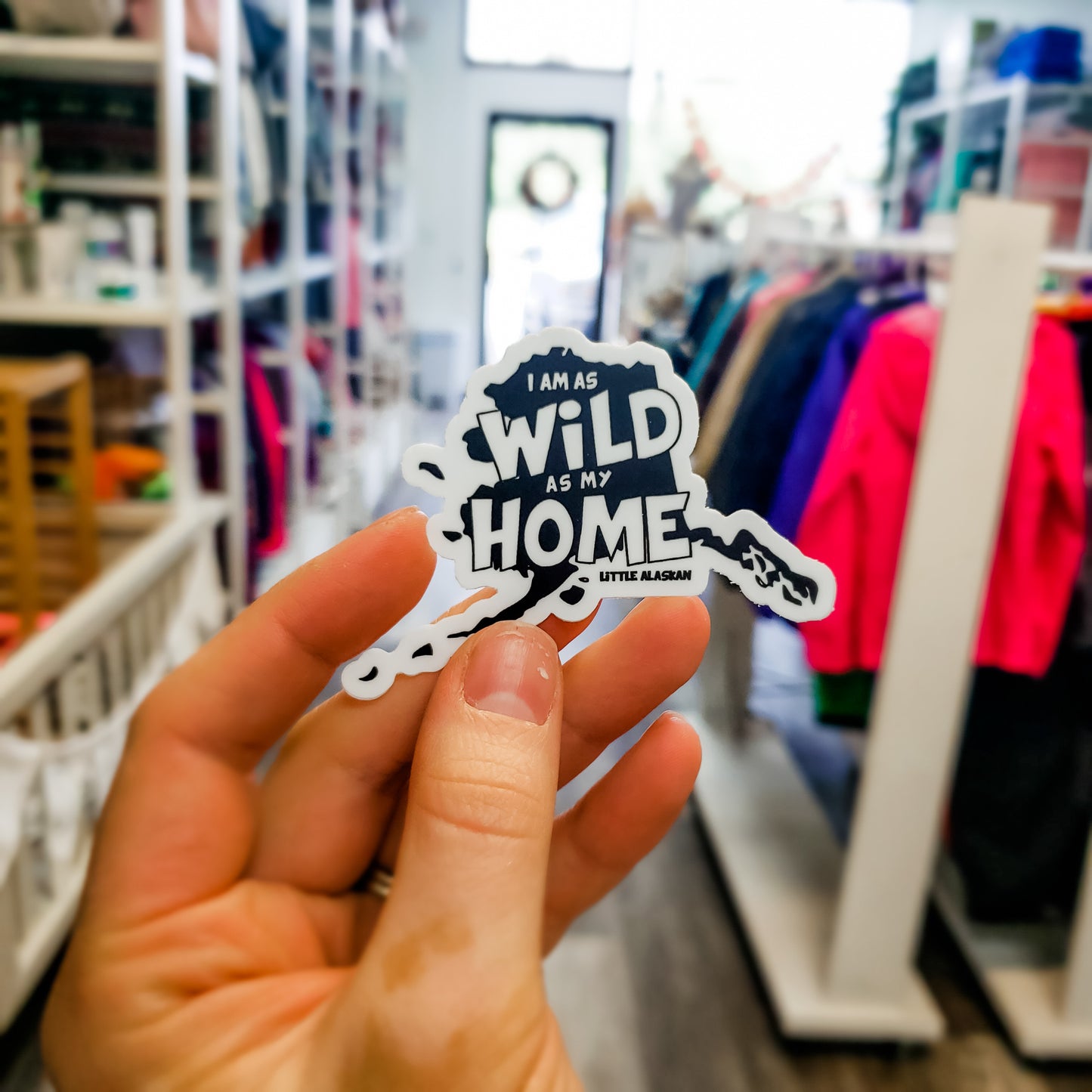 Wild As My Home Sticker