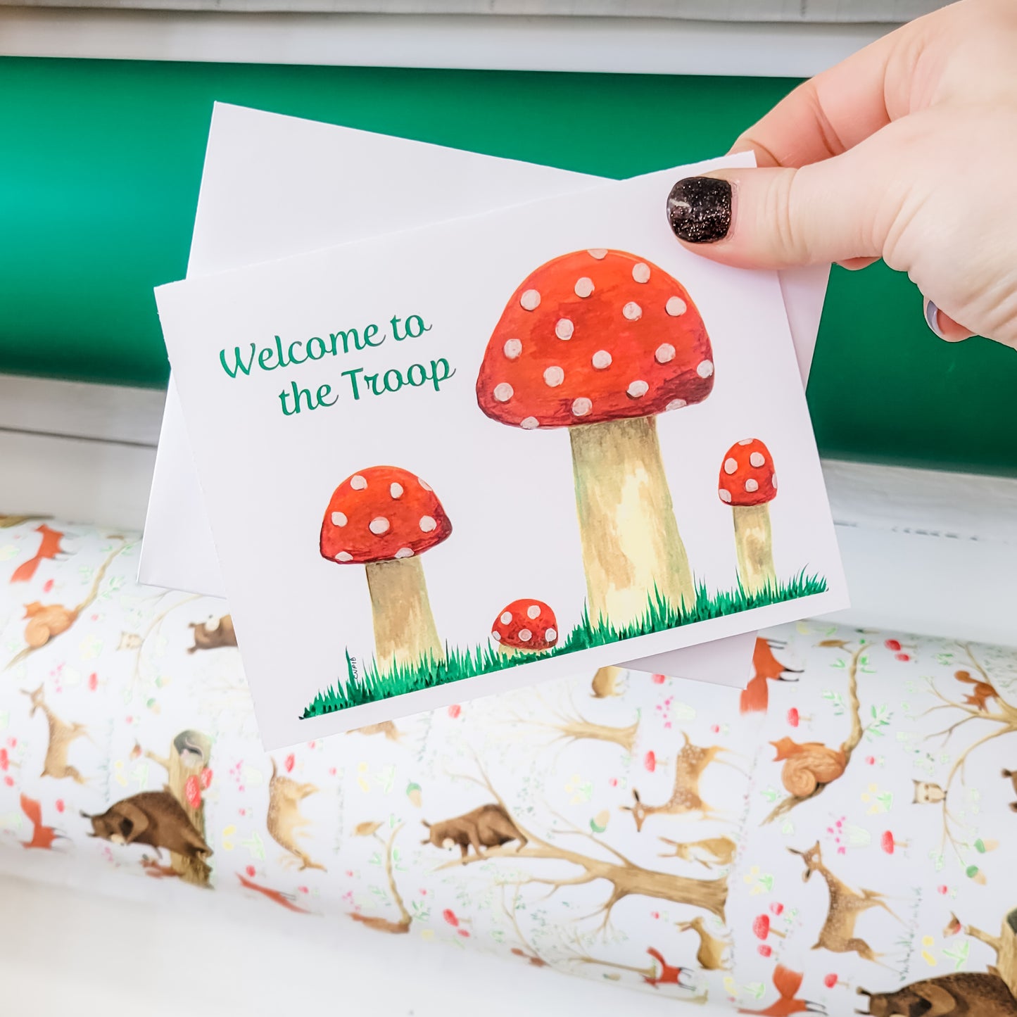 Card by the Mushroom Sisters | Welcome to the Troop