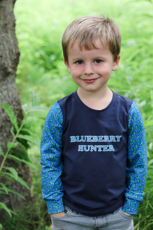 Crew Neck Shirt by Briar&Boone | Blueberry Hunter