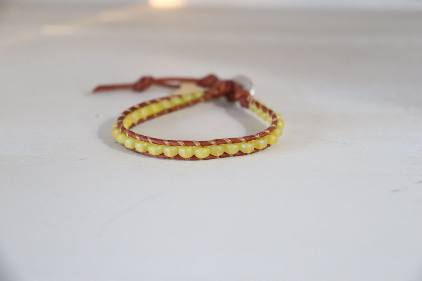 Leather Wrap Bracelet by Lala Bead | Mini