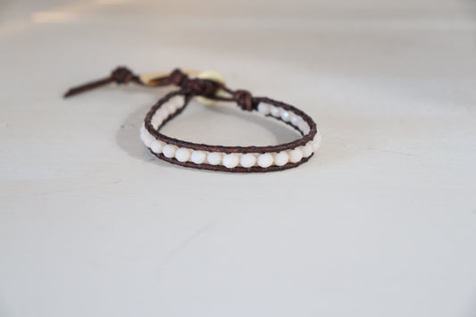 Leather Wrap Bracelet by Lala Bead | Mini